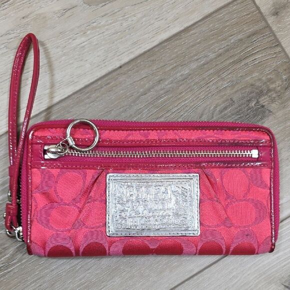 Coach RARE Poppy Bella Tote and Wallet Set - Picture 12 of 15